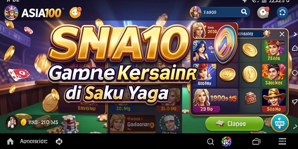 Tampilan gameplay seru dan interaktif di ASIA100.