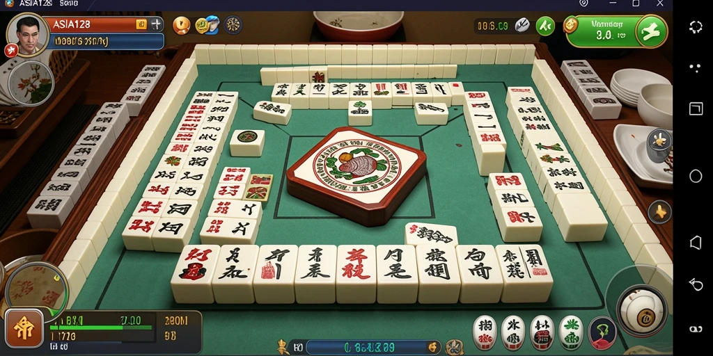 Gameplay menarik dari ASIA128 yang menampilkan Mahjong.
