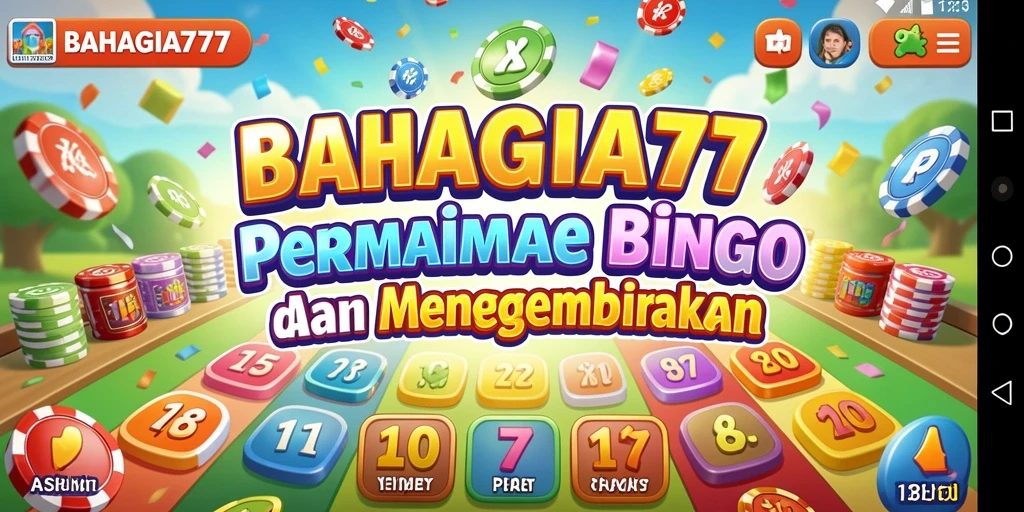 Tampilan seru saat bermain Bingo di BAHAGIA777.