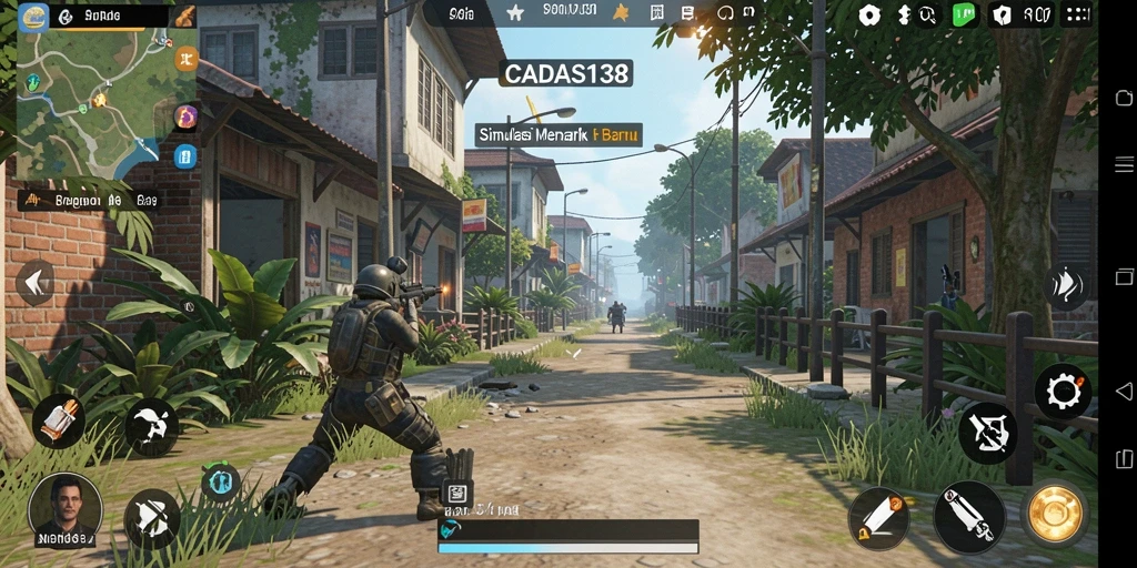 Screenshot gameplay CADAS138 yang menampilkan simulasi interaktif dan menarik.
