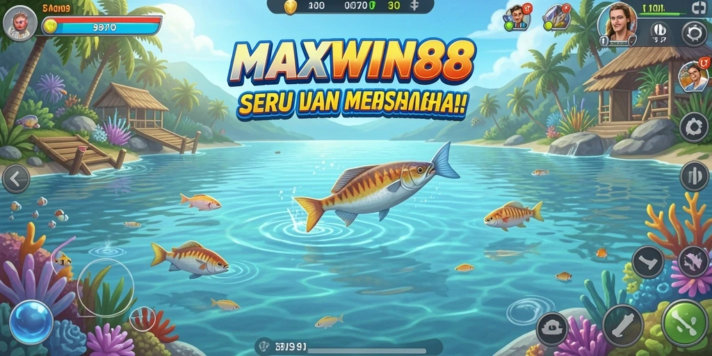 Gameplay seru dan menantang di MAXWIN88 saat memancing.