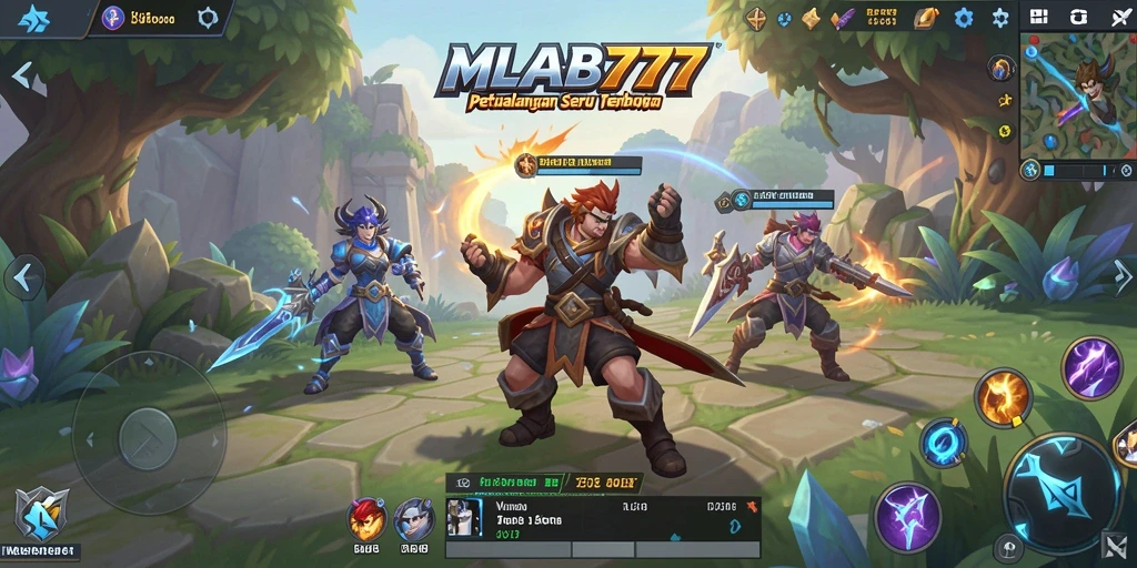 Tampilan gameplay seru MLBB777 dalam dunia Open World.