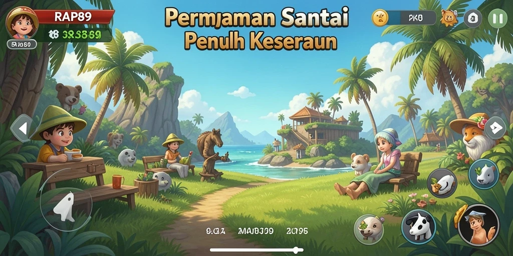 Tangkapan layar gameplay RAP89 yang menunjukkan keseruan permainan Casual.