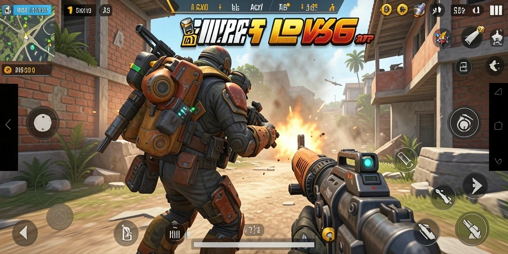 Tampilan seru dari gameplay RPVIP6 yang penuh aksi TPS.