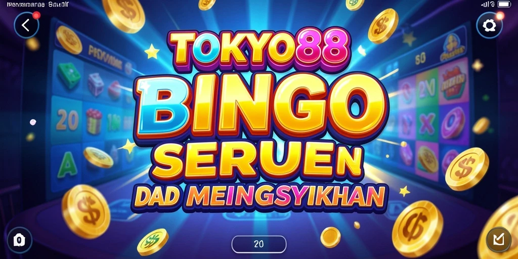 Tampilan seru dari permainan Bingo di TOKYO88.