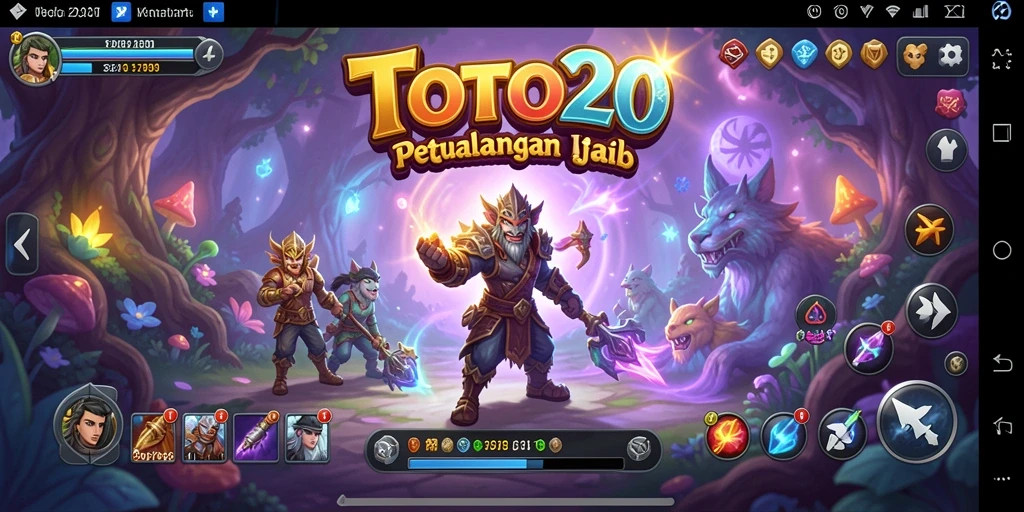 Tampilan gameplay TOTO20 yang menarik dan menantang.
